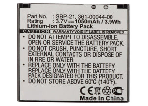 Batteries N Accessories BNA-WB-L3282 Cell Phone Battery - Li-Ion, 3.7V, 1050 mAh, Ultra High Capacity Battery - Replacement for Garmin-Asus 07G016004146 Battery
