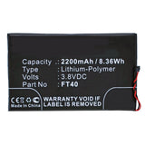 Batteries N Accessories BNA-WB-P3465 Cell Phone Battery - Li-Pol, 3.8V, 2200 mAh, Ultra High Capacity Battery - Replacement for Motorola ET40 Battery