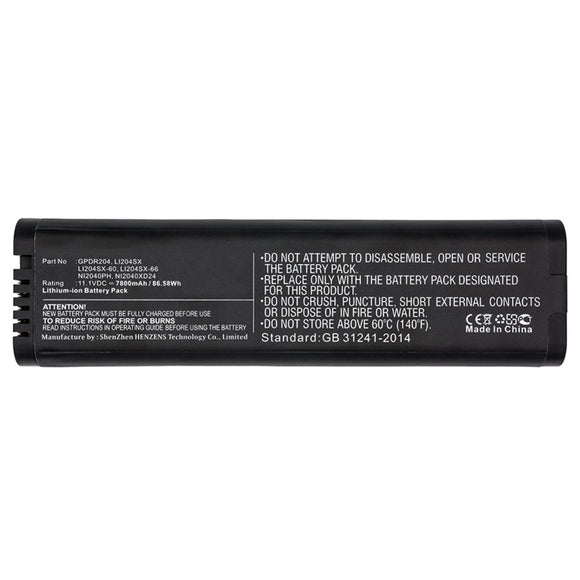 Batteries N Accessories BNA-WB-L10782 Medical Battery - Li-ion, 11.1V, 7800mAh, Ultra High Capacity - Replacement for Anritsu LI204SX Battery