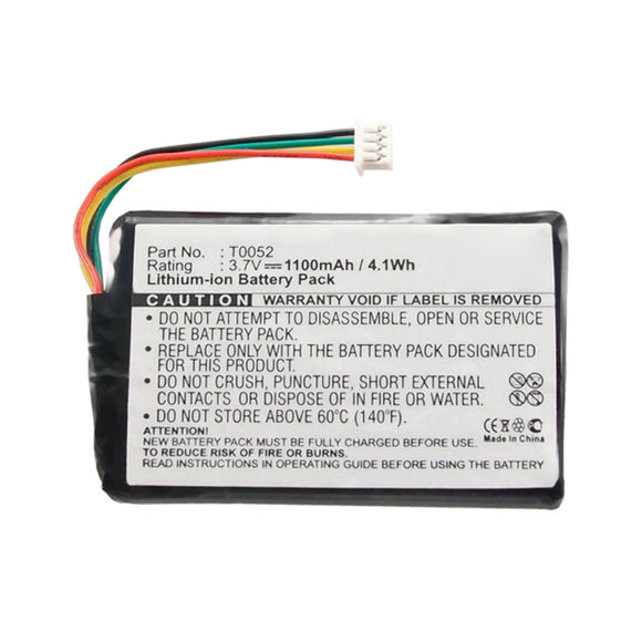 Batteries N Accessories BNA-WB-L15036 GPS Battery - Li-ion, 3.7V, 1100mAh, Ultra High Capacity - Replacement for Medion T0052 Battery