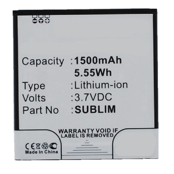 Batteries N Accessories BNA-WB-L3281 Cell Phone Battery - Li-Ion, 3.7V, 1500 mAh, Ultra High Capacity Battery - Replacement for Fly BL4247 Battery