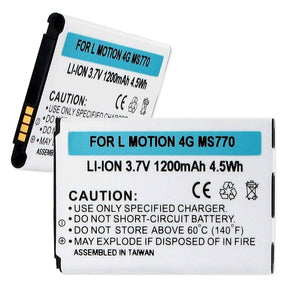 Batteries N Accessories BNA-WB-BLI-1187-1.2 Cell Phone Battery - Li-Ion, 3.8V, 1200 mAh, Ultra High Capacity Battery - Replacement for LG BL-44JH Battery
