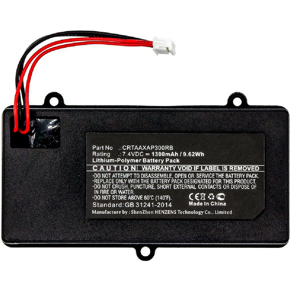 Batteries N Accessories BNA-WB-P8457 Projector Battery - Li-Pol, 7.4V, 1300mAh, Ultra High Capacity Battery - Replacement for AAXA CRTAAXAP300RB Battery