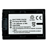 Batteries N Accessories BNA-WB-NPFH50 Digital Camera Battery - li-ion, 7.4V, 900 mAh, Ultra High Capacity Battery - Replacement for Sony NP-FH50 Battery