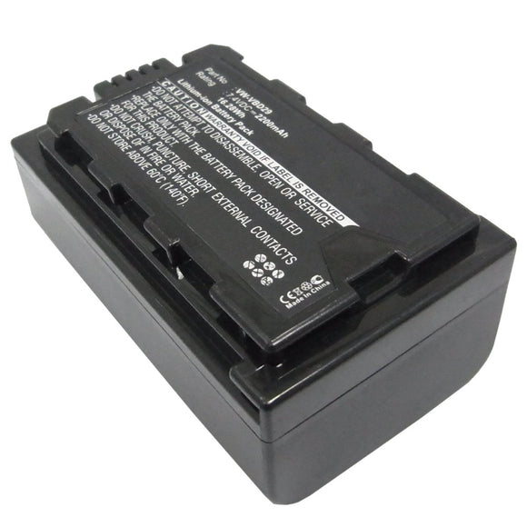 Batteries N Accessories BNA-WB-L9084 Digital Camera Battery - Li-ion, 7.4V, 2200mAh, Ultra High Capacity - Replacement for Panasonic VW-VBD29 Battery