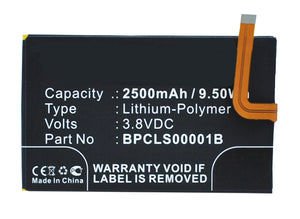Batteries N Accessories BNA-WB-P3151 Cell Phone Battery - Li-Pol, 3.8V, 2500 mAh, Ultra High Capacity Battery - Replacement for BlackBerry 1ICP4/59/93 Battery