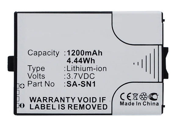 Batteries N Accessories BNA-WB-L3559 Cell Phone Battery - Li-Ion, 3.7V, 1200 mAh, Ultra High Capacity Battery - Replacement for Sagem 251212309 Battery