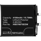 Batteries N Accessories BNA-WB-P17335 Cell Phone Battery - Li-Pol, 3.85V, 4100mAh, Ultra High Capacity - Replacement for Huawei HB576675EEW Battery