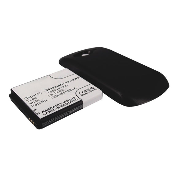 Batteries N Accessories BNA-WB-L13135 Cell Phone Battery - Li-ion, 3.7V, 3600mAh, Ultra High Capacity - Replacement for Samsung EB485159LA Battery