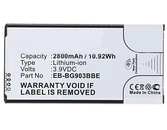 Batteries N Accessories BNA-WB-L3577 Cell Phone Battery - Li-Ion, 3.9V, 2800 mAh, Ultra High Capacity Battery - Replacement for Samsung EB-BG903BBA Battery