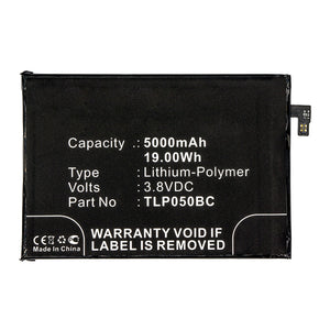 Batteries N Accessories BNA-WB-P14464 Cell Phone Battery - Li-Pol, 3.8V, 5000mAh, Ultra High Capacity - Replacement for Alcatel CAC5000006CC Battery