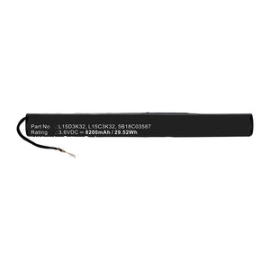 Batteries N Accessories BNA-WB-L12881 Tablet Battery - Li-ion, 3.6V, 8200mAh, Ultra High Capacity - Replacement for Lenovo L15C3K32 Battery