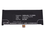 Batteries N Accessories BNA-WB-P8330 Cell Phone Battery - Li-Pol, 3.85V, 3400mAh, Ultra High Capacity Battery - Replacement for Lenovo BL268 Battery