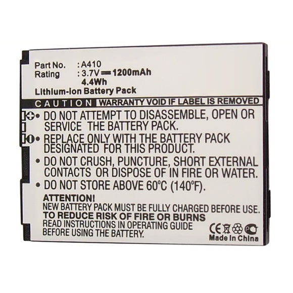 Batteries N Accessories BNA-WB-L14069 Cell Phone Battery - Li-ion, 3.7V, 1200mAh, Ultra High Capacity - Replacement for ZTE A410 Battery