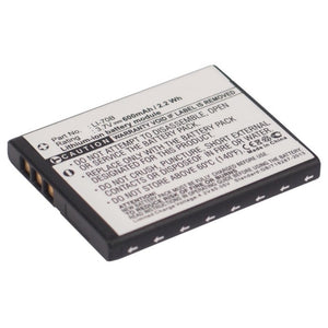 Batteries N Accessories BNA-WB-L9046 Digital Camera Battery - Li-ion, 3.7V, 600mAh, Ultra High Capacity - Replacement for Olympus Li-70B Battery