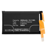 Batteries N Accessories BNA-WB-P18556 Cell Phone Battery - Li-Pol, 3.89V, 2600mAh, Ultra High Capacity - Replacement for Motorola NM50 Battery