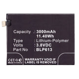 Batteries N Accessories BNA-WB-P3502 Cell Phone Battery - Li-Pol, 3.8V, 3000 mAh, Ultra High Capacity Battery - Replacement for Oneplus BLP613 Battery