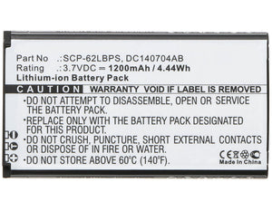 Batteries N Accessories BNA-WB-L3831 Cell Phone Battery - Li-ion, 3.7, 1200mAh, Ultra High Capacity Battery - Replacement for Kyocera DC140704AB, SCP-62LBPS Battery