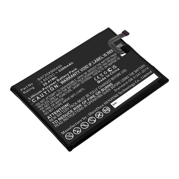Batteries N Accessories BNA-WB-P17270 Cell Phone Battery - Li-Pol, 3.85V, 5300mAh, Ultra High Capacity - Replacement for Doogee  BAT20X965400 Battery