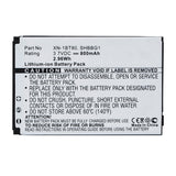 Batteries N Accessories BNA-WB-L16951 Cell Phone Battery - Li-ion, 3.7V, 800mAh, Ultra High Capacity - Replacement for Sharp SHBBE1 Battery