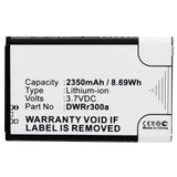 Batteries N Accessories BNA-WB-L1561 Wifi Hotspot Battery - Li-Ion, 3.7V, 2350 mAh, Ultra High Capacity Battery - Replacement for D-LINK DWRr300a Battery