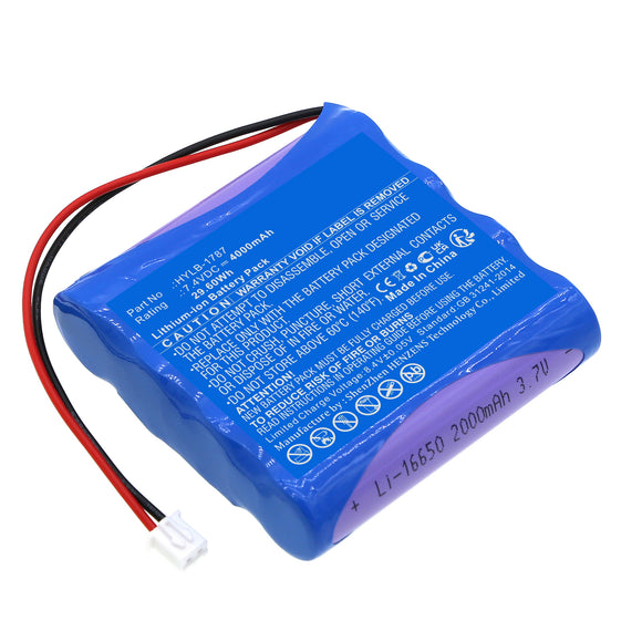 Batteries N Accessories BNA-WB-L17921 Equipment Battery - Li-ion, 7.4V, 4000mAh, Ultra High Capacity - Replacement for DELI HYLB-1787 Battery