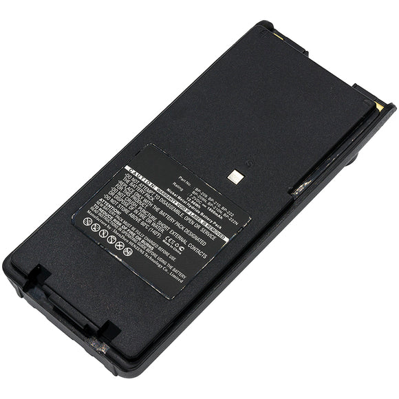 Batteries N Accessories BNA-WB-H1052 2-Way Radio Battery - Ni-MH, 7.2, 1800mAh, Ultra High Capacity Battery - Replacement for Icom BP-209 Battery