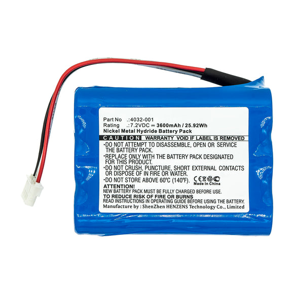 Batteries N Accessories BNA-WB-H16669 Medical Battery - Ni-MH, 7.2V, 3600mAh, Ultra High Capacity - Replacement for NONIN E-0367 Battery