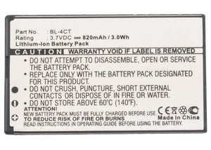 Batteries N Accessories BNA-WB-L3303 Cell Phone Battery - Li-Ion, 3.7V, 820 mAh, Ultra High Capacity Battery - Replacement for Gresso BL-4CT Battery