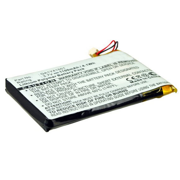 Batteries N Accessories BNA-WB-P6539 PDA Battery - Li-Pol, 3.7V, 1100 mAh, Ultra High Capacity Battery - Replacement for Palm GA1Y41551 Battery