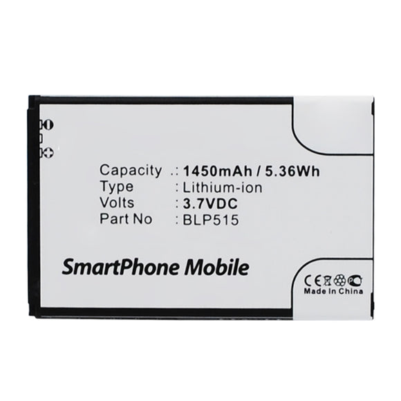 Batteries N Accessories BNA-WB-L14695 Cell Phone Battery - Li-ion, 3.7V, 1450mAh, Ultra High Capacity - Replacement for OPPO BLP515 Battery