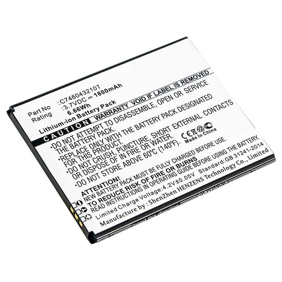 Batteries N Accessories BNA-WB-L3769 Cell Phone Battery - Li-ion, 3.7, 1800mAh, Ultra High Capacity Battery - Replacement for Blu C746043210T, C746043230T Battery