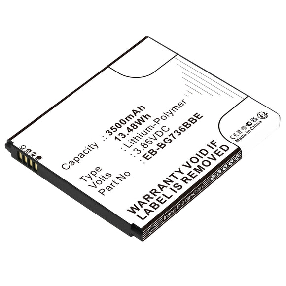 Batteries N Accessories BNA-WB-L17900 Cell Phone Battery - Li-Pol, 3.85V, 3500mAh, Ultra High Capacity - Replacement for Samsung EB-BG736BBE Battery