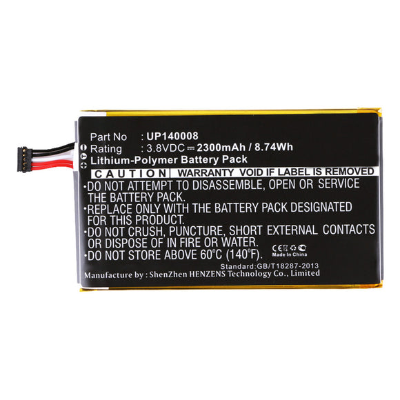 Batteries N Accessories BNA-WB-P12162 Cell Phone Battery - Li-Pol, 3.8V, 1800mAh, Ultra High Capacity - Replacement for InFocus UP140008 Battery