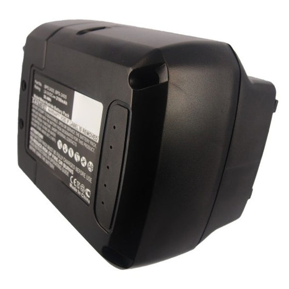 Batteries N Accessories BNA-WB-H13686 Power Tool Battery - Ni-MH, 24V, 2100mAh, Ultra High Capacity - Replacement for Ryobi BPS-2400 Battery