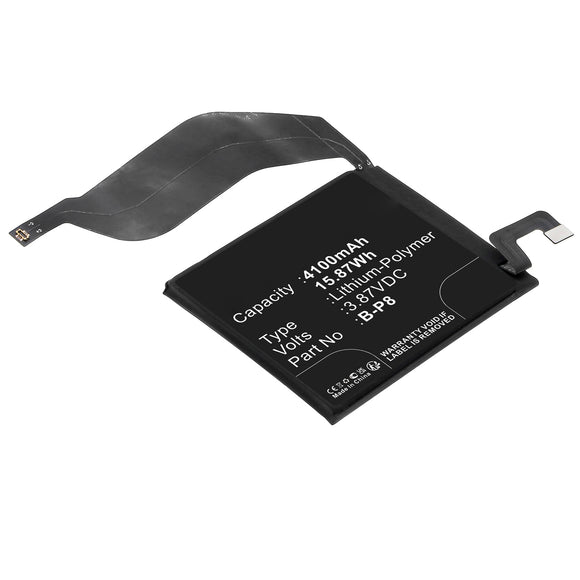 Batteries N Accessories BNA-WB-P17628 Cell Phone Battery - Li-Pol, 3.87V, 4100mAh, Ultra High Capacity - Replacement for VIVO B-P8 Battery