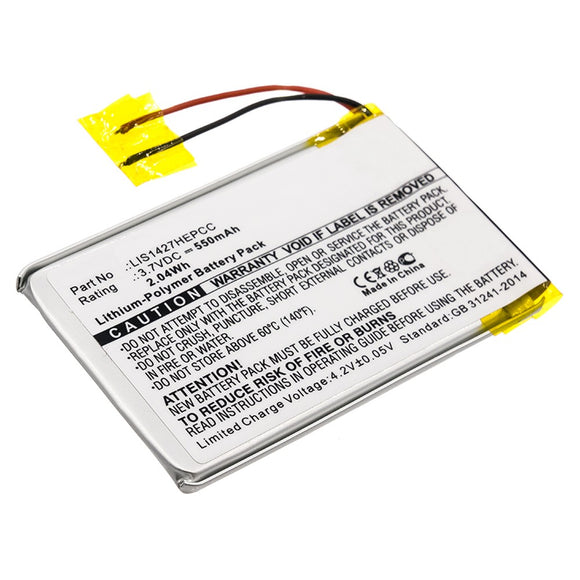 Batteries N Accessories BNA-WB-P951 Wireless Headset Battery - Li-Pol, 3.7, 550mAh, Ultra High Capacity - Replacement for Sony 1-756-920-31, LIS1427HEPCC Battery