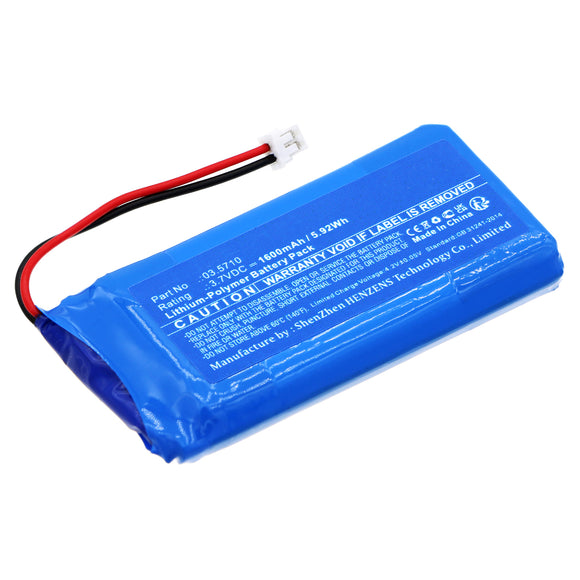 Batteries N Accessories BNA-WB-P18976 Flashlight Battery - Li-Pol, 3.7V, 1600mAh, Ultra High Capacity - Replacement for SCANGRIP 03.5710 Battery