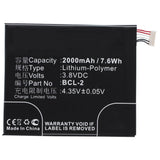 Batteries N Accessories BNA-WB-P3393 Cell Phone Battery - Li-Pol, 3.8V, 2000 mAh, Ultra High Capacity Battery - Replacement for LAVA BCL-2 Battery