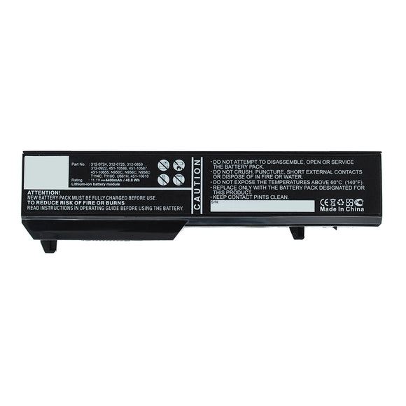 Batteries N Accessories BNA-WB-L15945 Laptop Battery - Li-ion, 11.1V, 4400mAh, Ultra High Capacity - Replacement for Dell N950C Battery