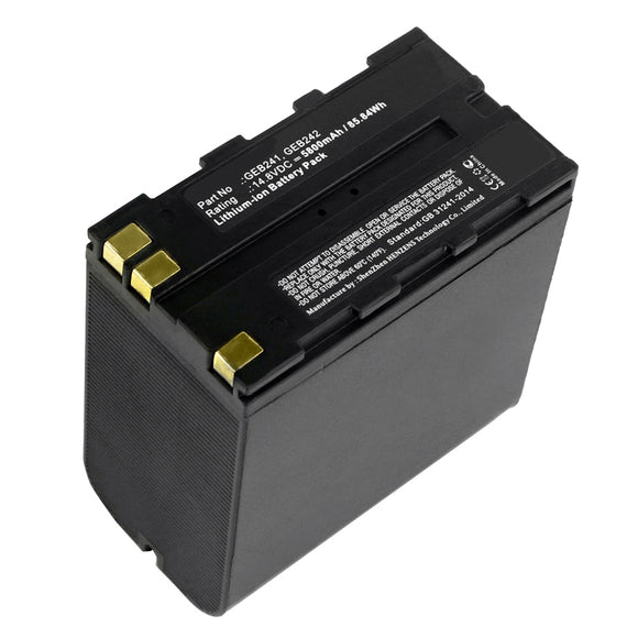 Batteries N Accessories BNA-WB-L11466 Equipment Battery - Li-ion, 14.8V, 5800mAh, Ultra High Capacity - Replacement for Leica GEB241 Battery