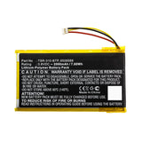 Batteries N Accessories BNA-WB-P11024 Remote Control Battery - Li-Pol, 3.8V, 2000mAh, Ultra High Capacity - Replacement for Crestron TSR-310-BTP Battery