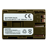 Batteries N Accessories BNA-WB-L8825 Digital Camera Battery - Li-ion, 7.4V, 1500mAh, Ultra High Capacity - Replacement for Canon BP-508 Battery