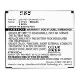 Batteries N Accessories BNA-WB-L14076 Cell Phone Battery - Li-ion, 3.7V, 800mAh, Ultra High Capacity - Replacement for ZTE Li3709T42P3H483757-H Battery