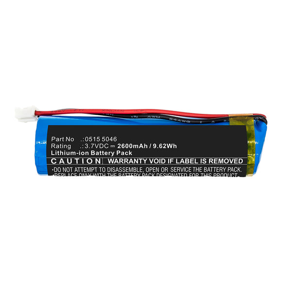 Batteries N Accessories BNA-WB-L13378 Equipment Battery - Li-ion, 3.7V, 2600mAh, Ultra High Capacity - Replacement for Testo 0515 5046 Battery