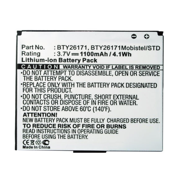 Batteries N Accessories BNA-WB-L14487 Cell Phone Battery - Li-ion, 3.7V, 1100mAh, Ultra High Capacity - Replacement for Emporia BTY26171 Battery