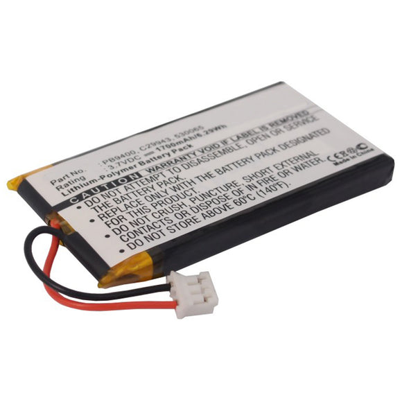 Batteries N Accessories BNA-WB-P861 Remote Control Battery - Li-Pol, 3.7, 1700mAh, Ultra High Capacity Battery - Replacement for Philips 530065, C29943, PB9400 Battery