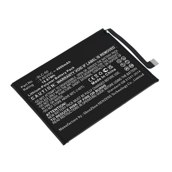 Batteries N Accessories BNA-WB-P17364 Cell Phone Battery - Li-Pol, 3.85V, 4900mAh, Ultra High Capacity - Replacement for Samsung SLC-50 Battery