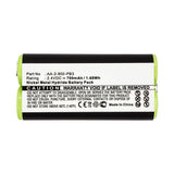Batteries N Accessories BNA-WB-H10896 Personal Care Battery - Ni-MH, 2.4V, 700mAh, Ultra High Capacity - Replacement for Clarisonic AA-2-900-PB3 Battery