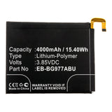 Batteries N Accessories BNA-WB-P13063 Cell Phone Battery - Li-Pol, 3.85V, 4000mAh, Ultra High Capacity - Replacement for Samsung EB-BG977ABU Battery